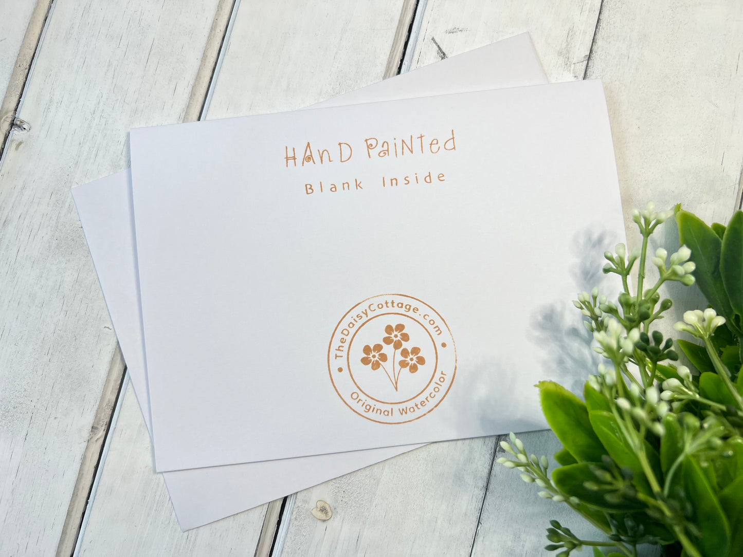 "House Plants" - Hand Painted Watercolor Greeting Card