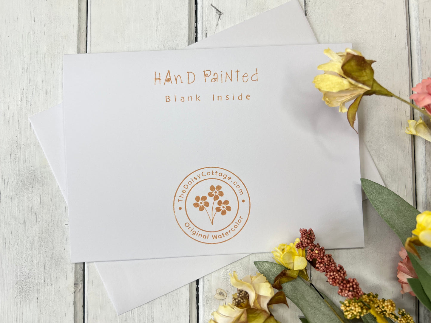 "Celebrate with Cake" - Hand Painted Watercolor Greeting Card