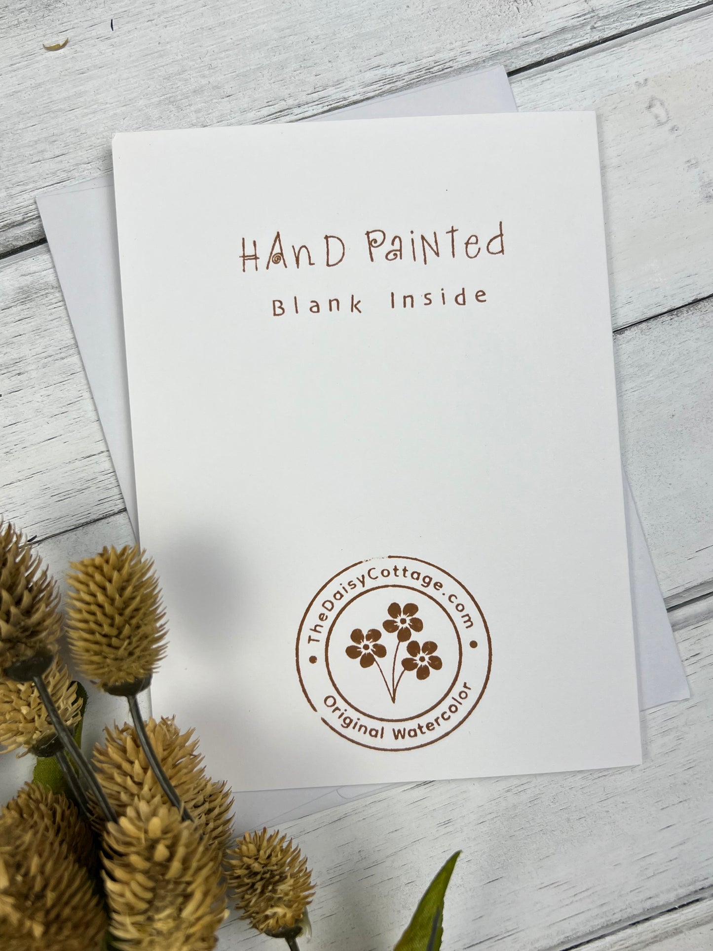 "Yarn" - Hand Painted Watercolor Greeting Card