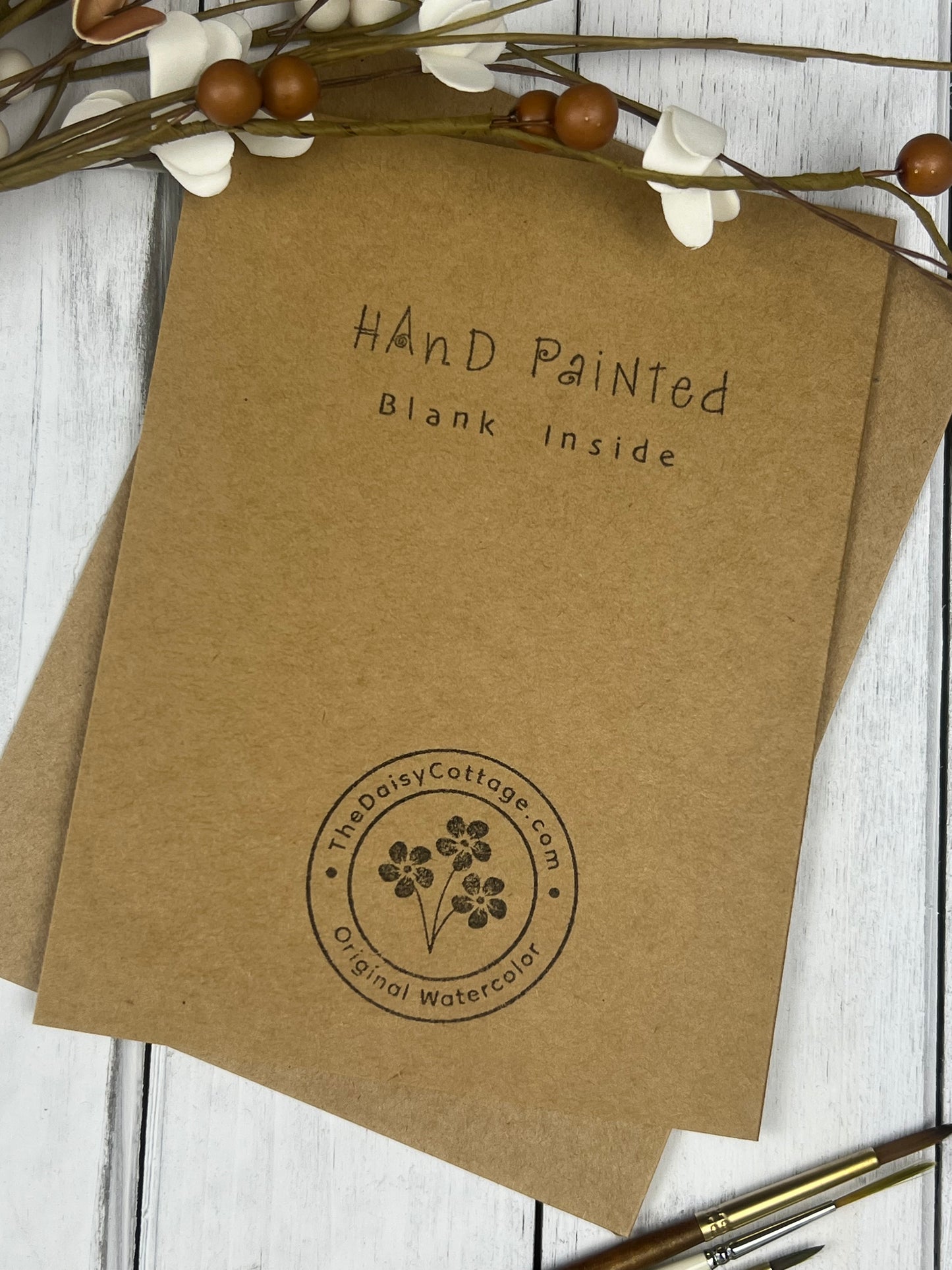 "Plant Lover" - Hand Painted Watercolor Greeting Card