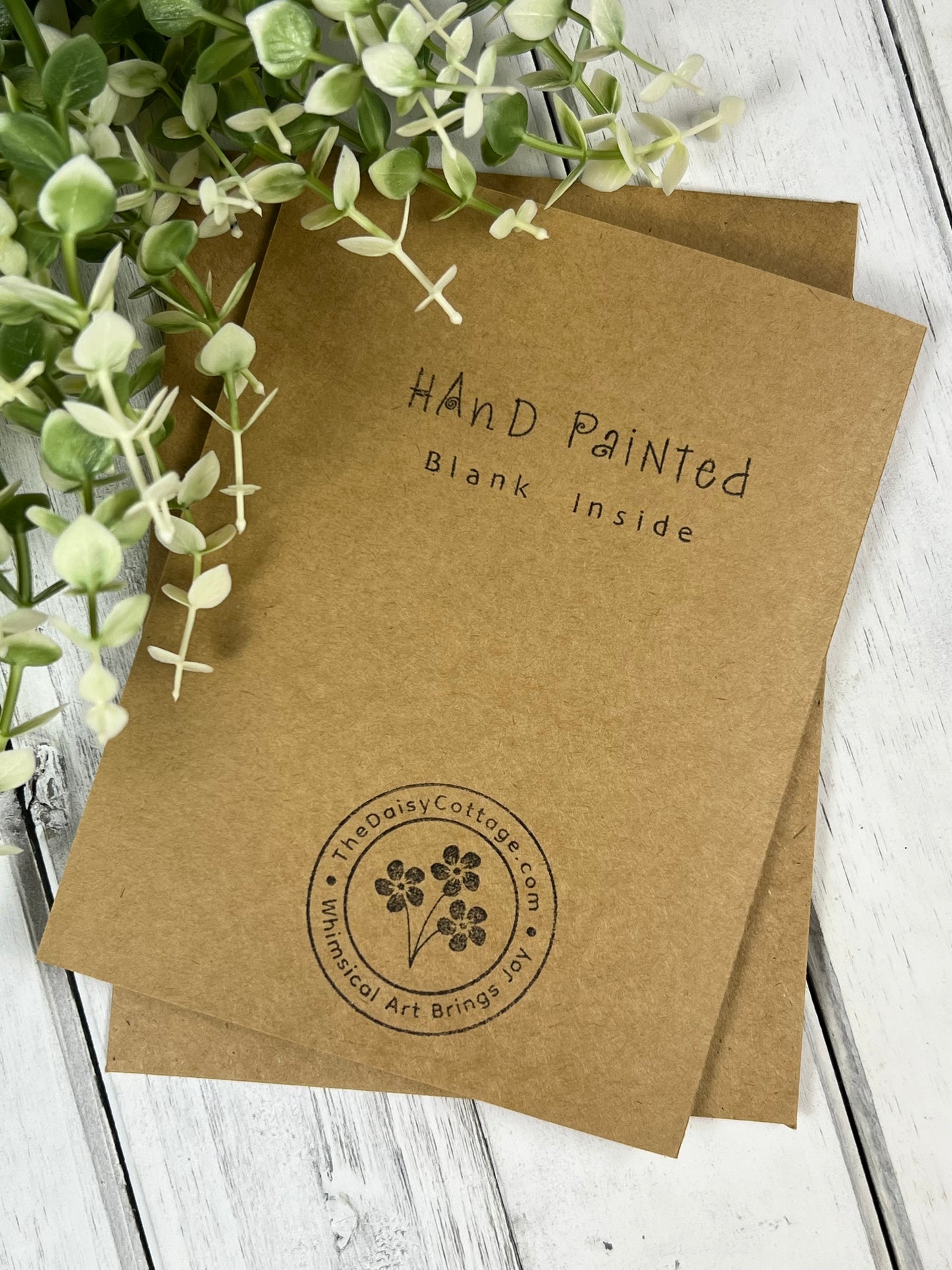"Green Collared Shirt" - Hand Painted Watercolor Greeting Card