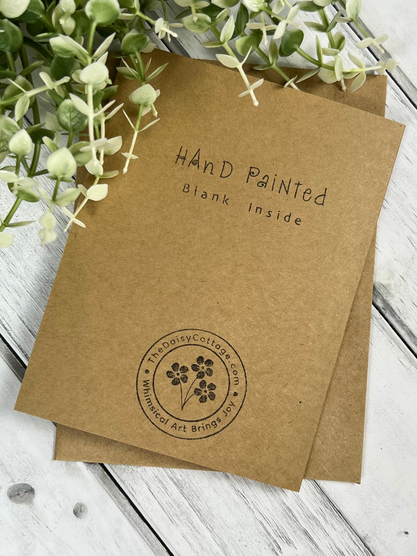 "Floral Pants" - Hand Painted Watercolor Greeting Card