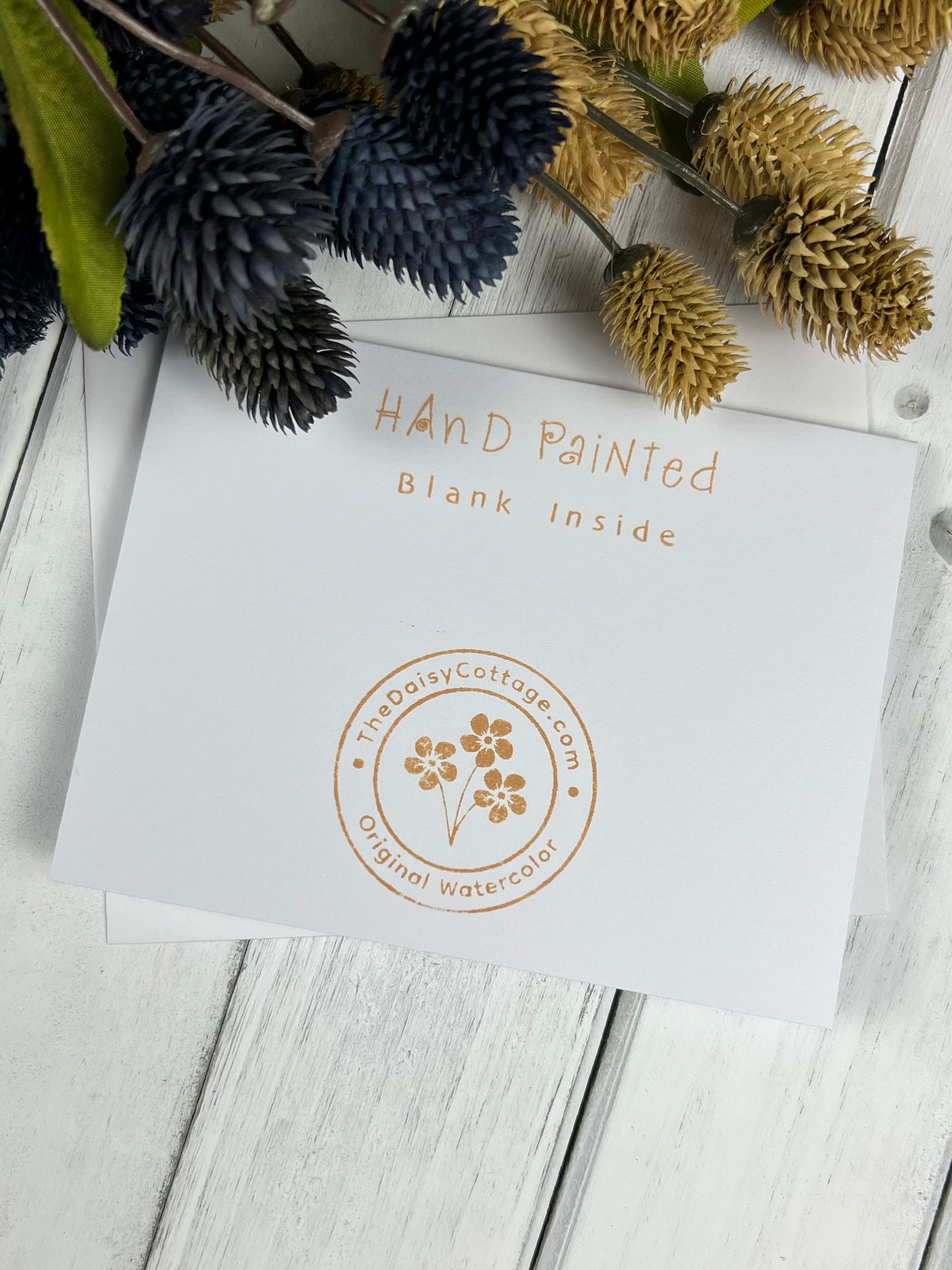 "Calming the Soul" - Hand Painted Watercolor Greeting Card