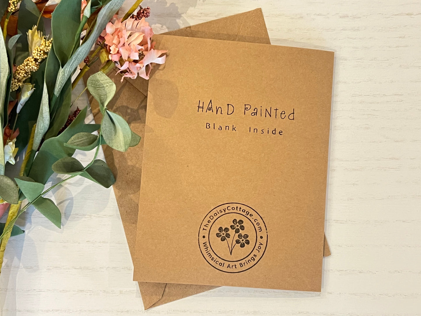 "Pregnant Mama" - Hand Painted Watercolor Greeting Card