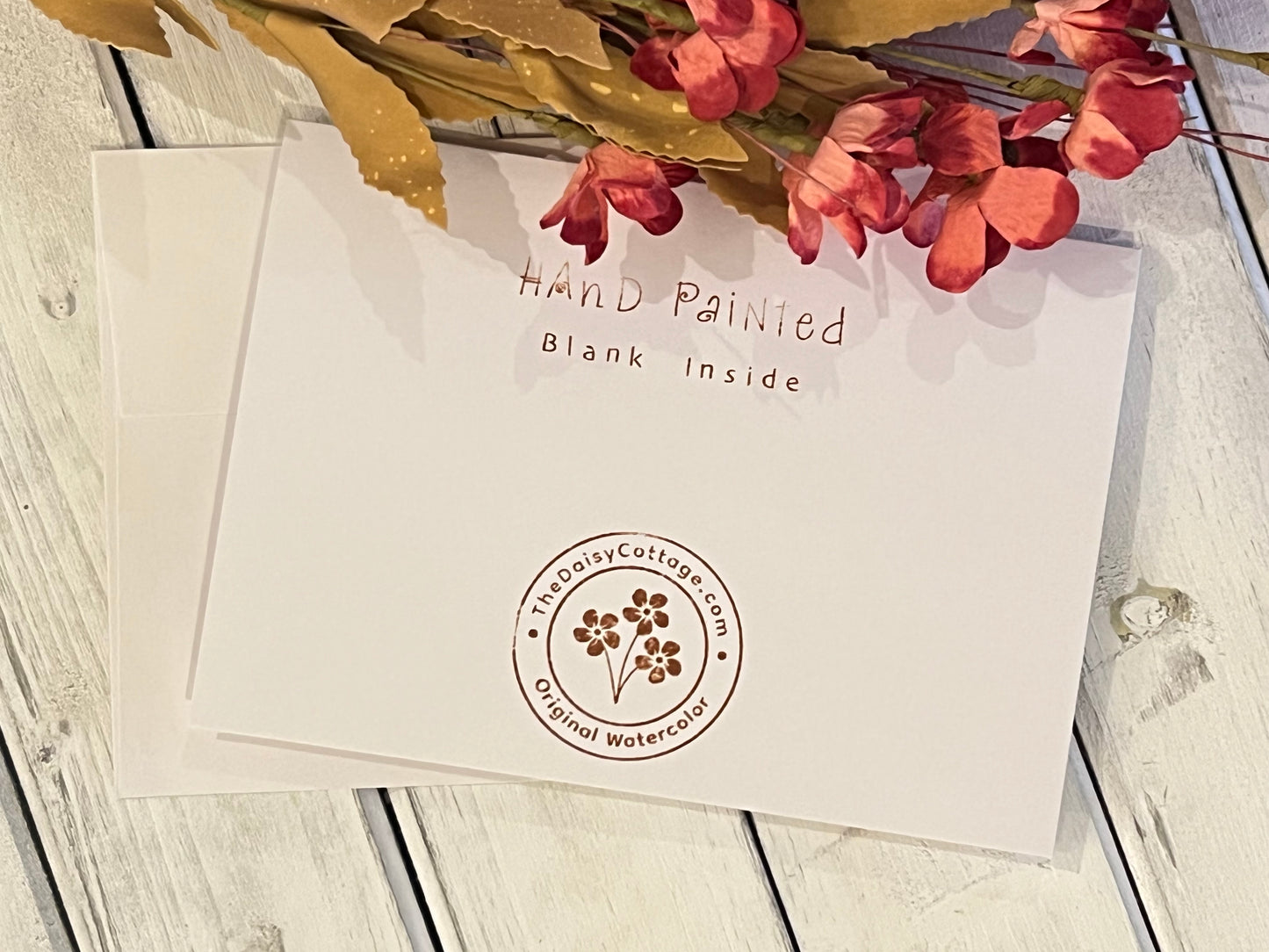 "Love Note" - Hand Painted Watercolor Greeting Card