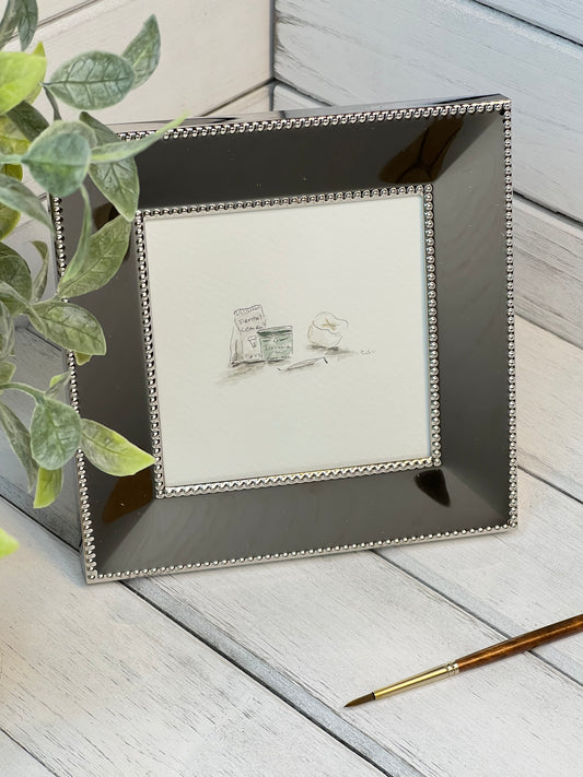 "Dental Crown" - Original Watercolor Framed Art