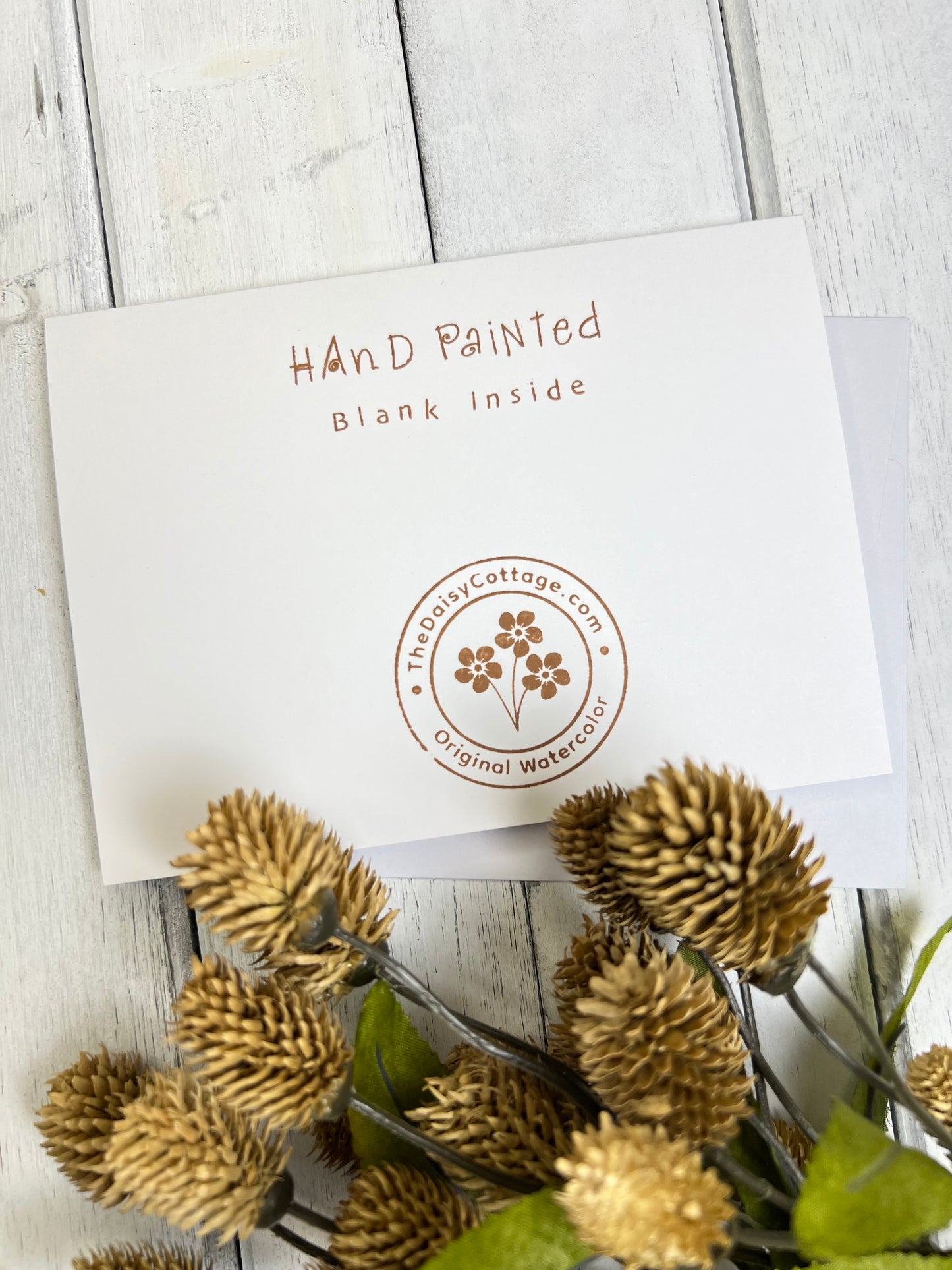 "Sand and Sea" - Hand Painted Watercolor Greeting Card
