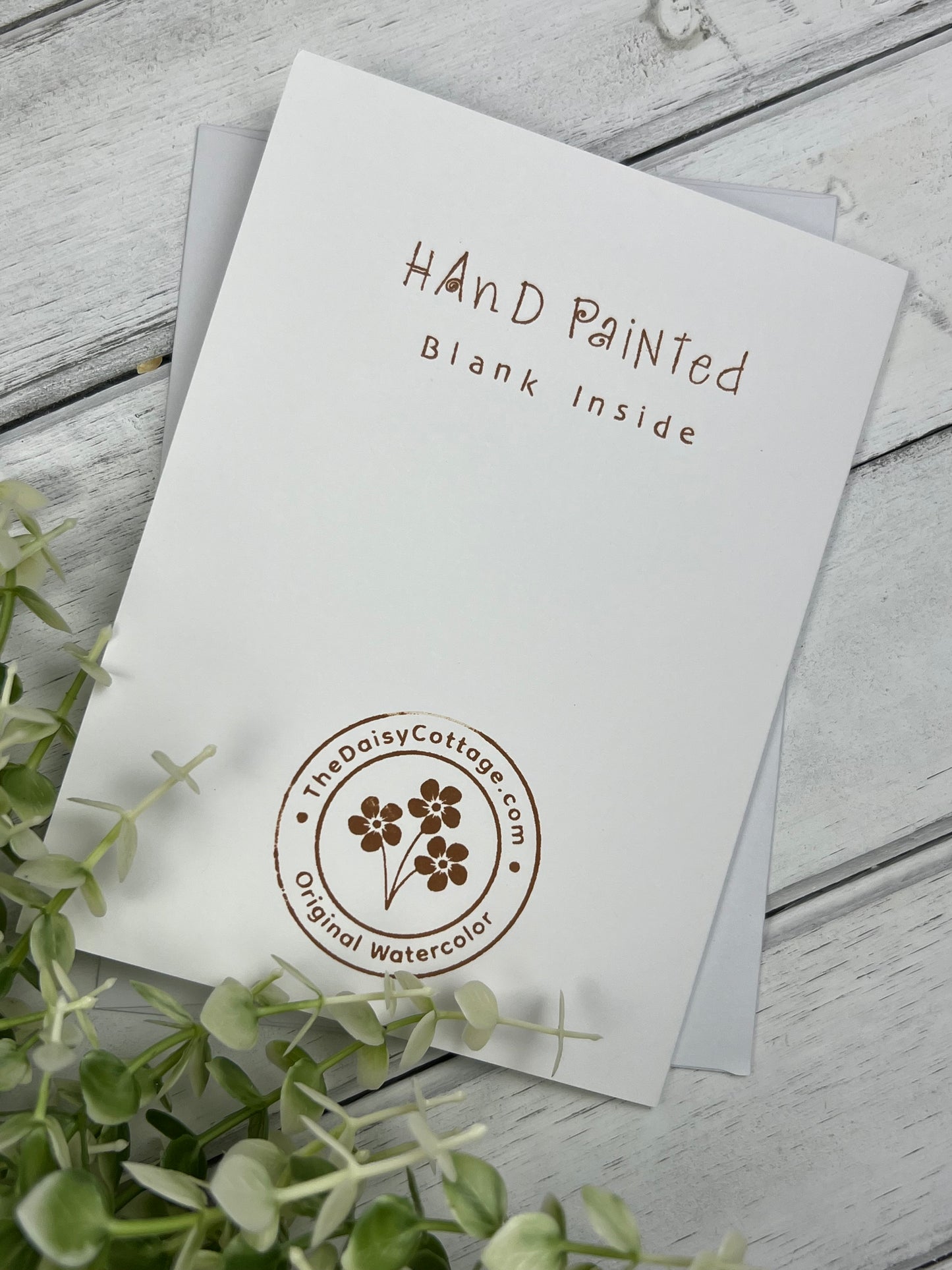 "Girly Girl" - Hand Painted Watercolor Greeting Card