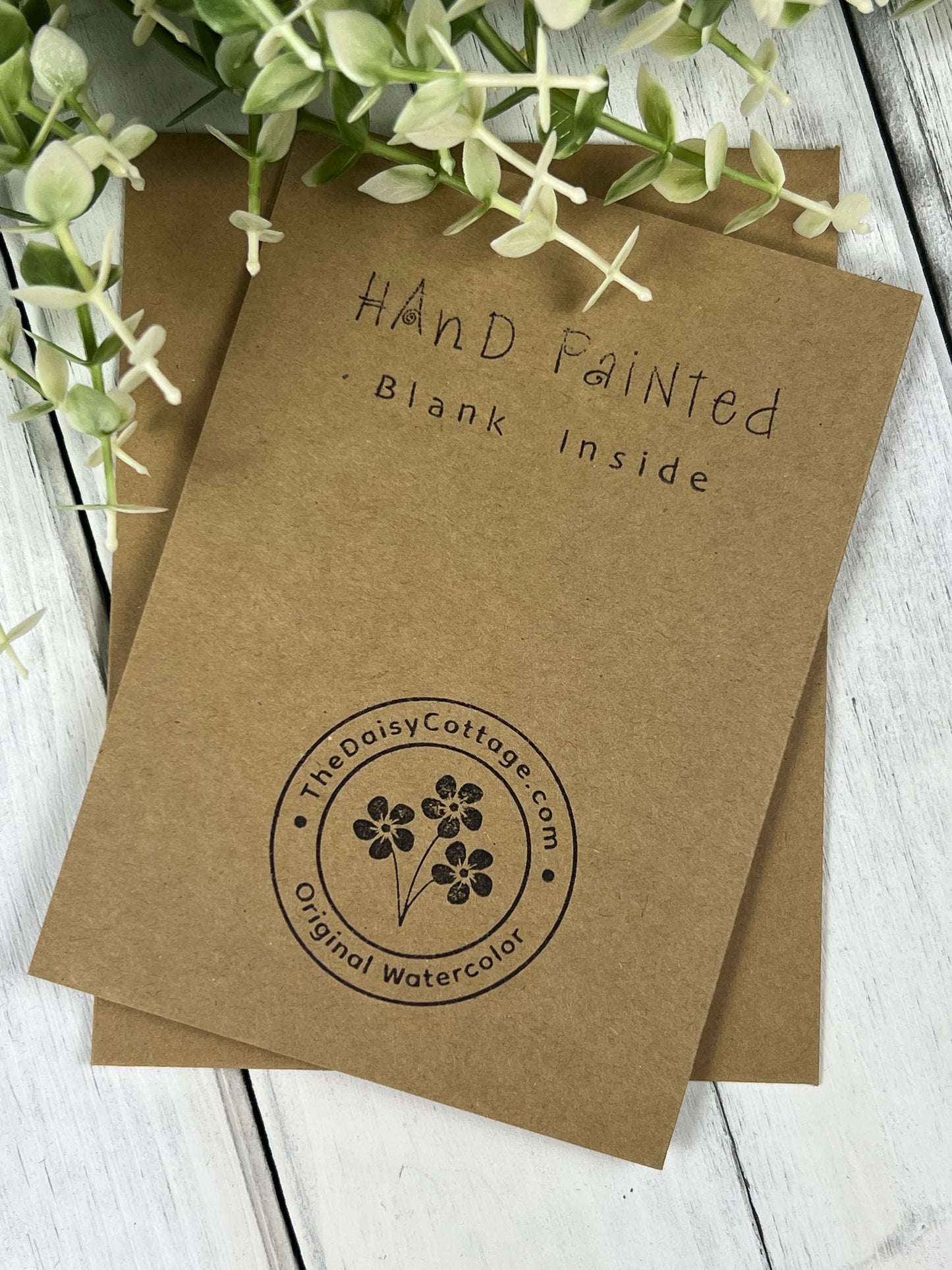 "House Plant" - Hand Painted Watercolor Greeting Card