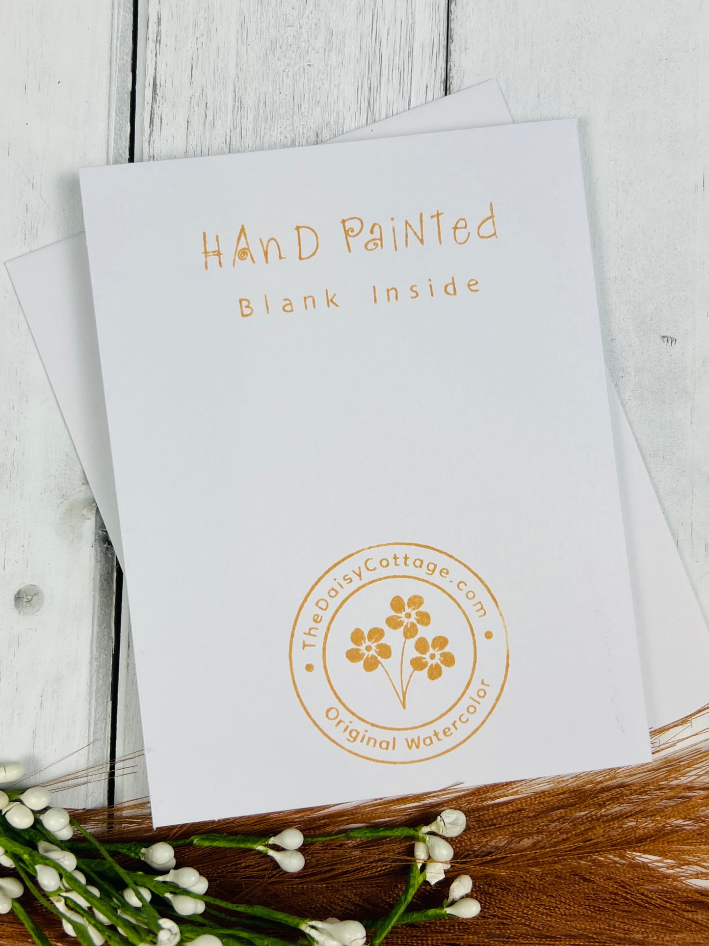 "Succulent" - Hand Painted Watercolor Greeting Card