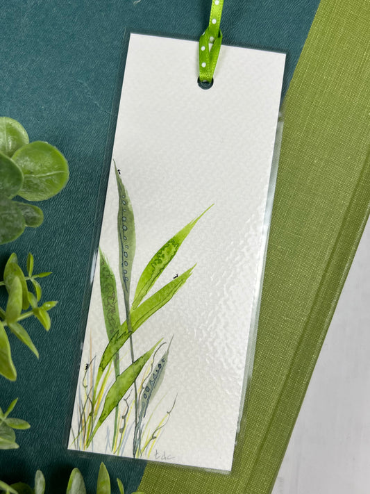 Bookmark "Nature's Pathway" - Hand Painted Watercolor