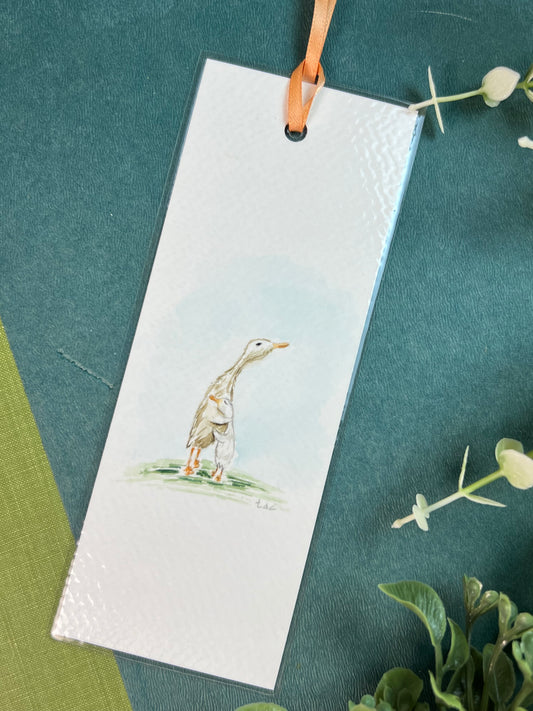 Bookmark "You and Me" - Hand Painted Watercolor