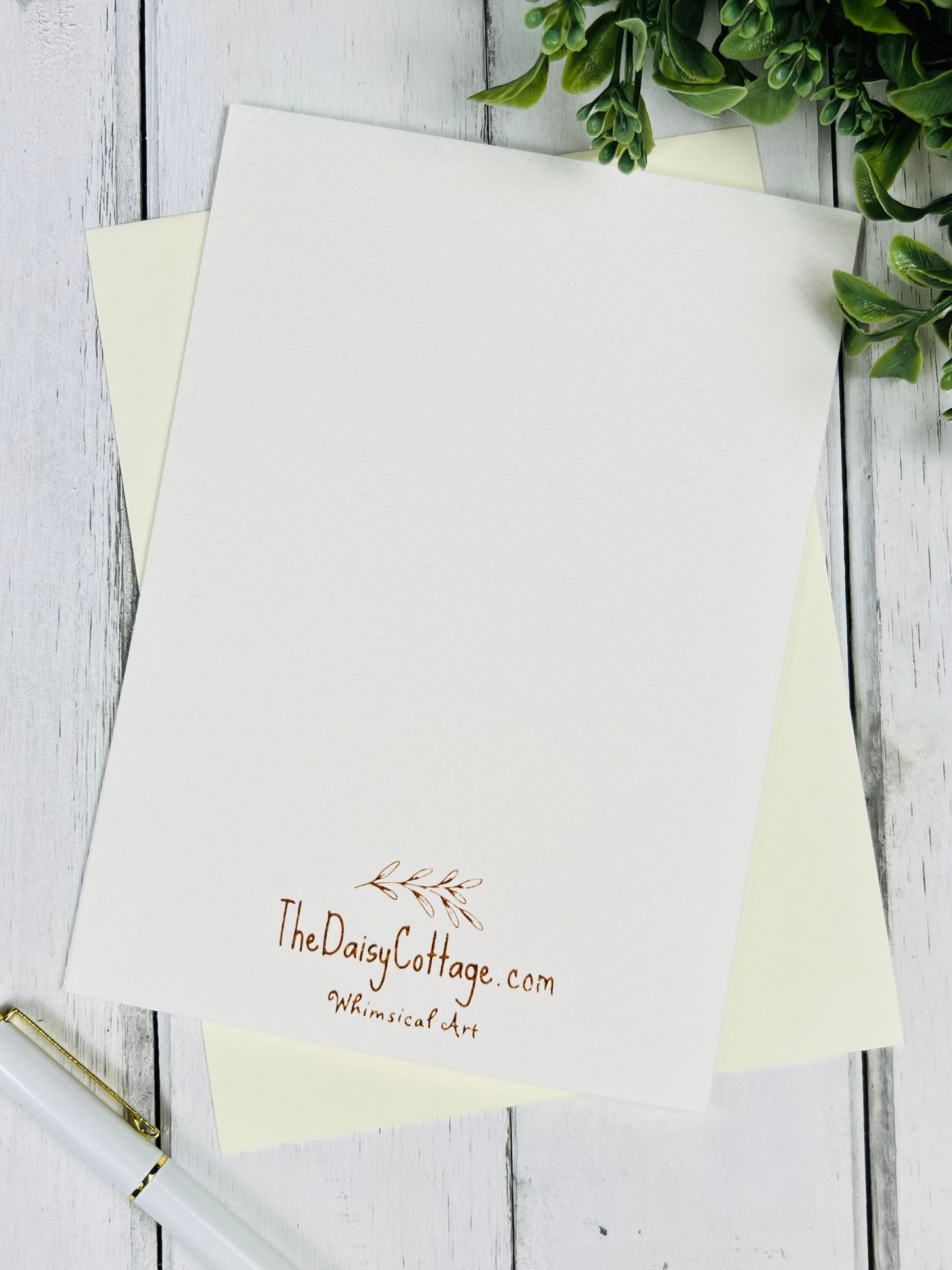"Thank You" - Watercolor Greeting Card