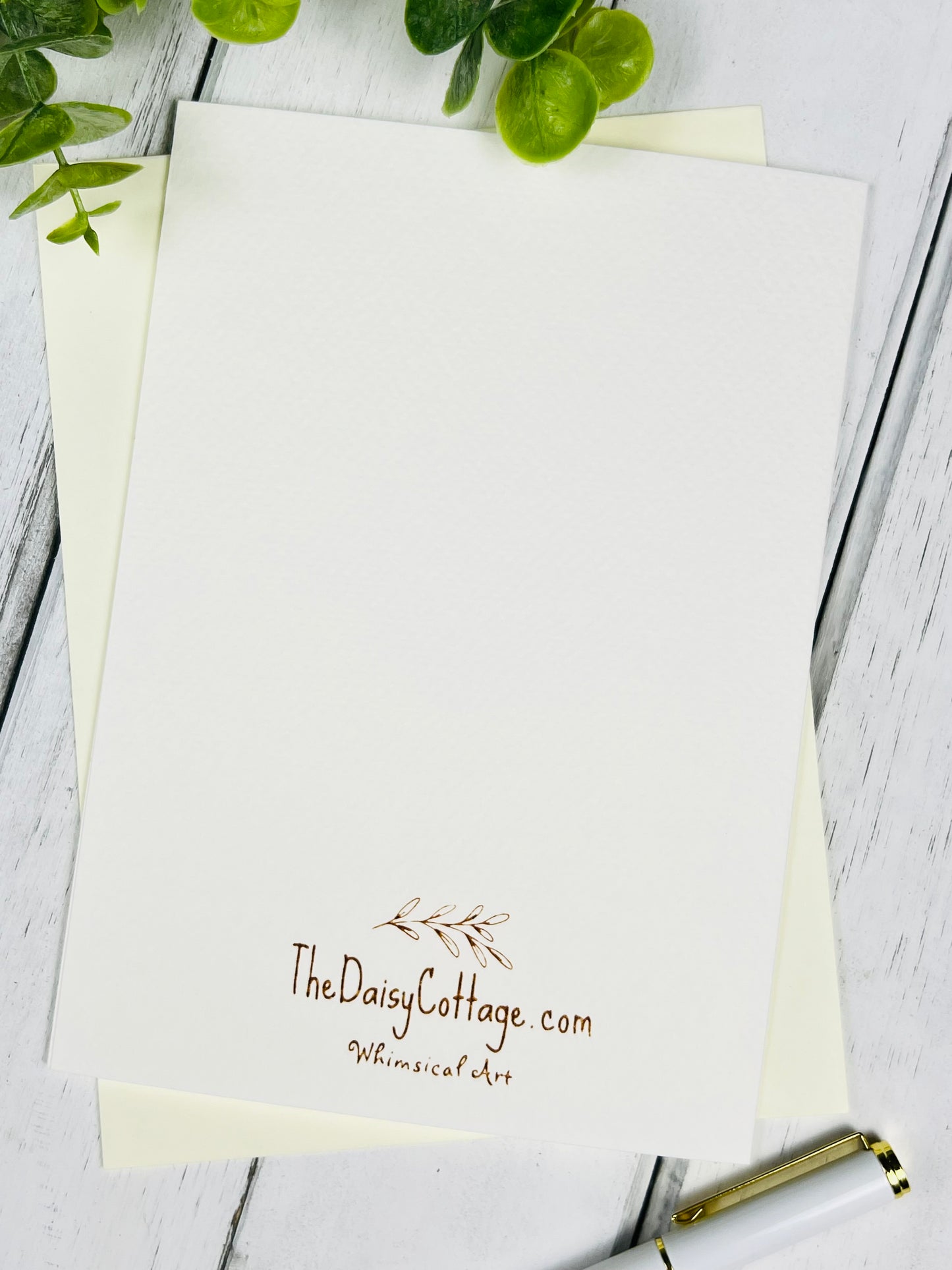 "Thinking of You" - Watercolor Greeting Card