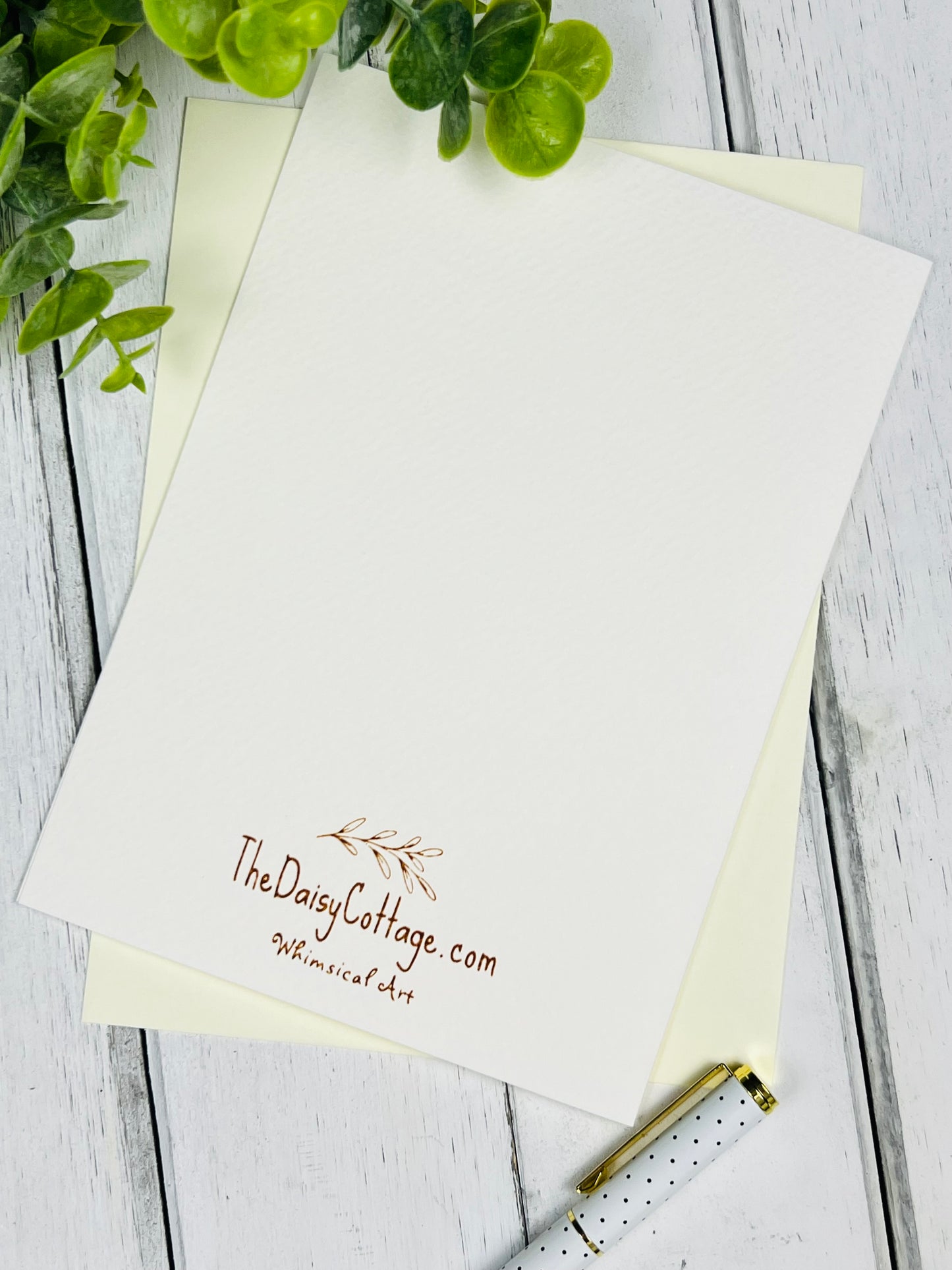 "Love" - Watercolor Greeting Card