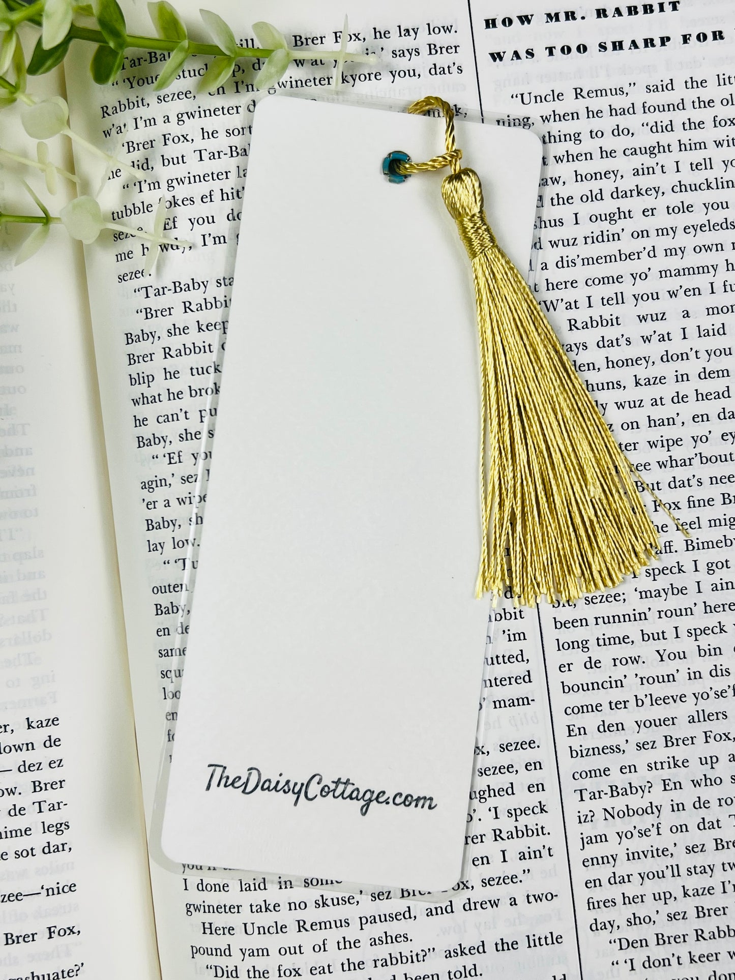 Bookmark "Sweet Party Bear" - Hand Painted