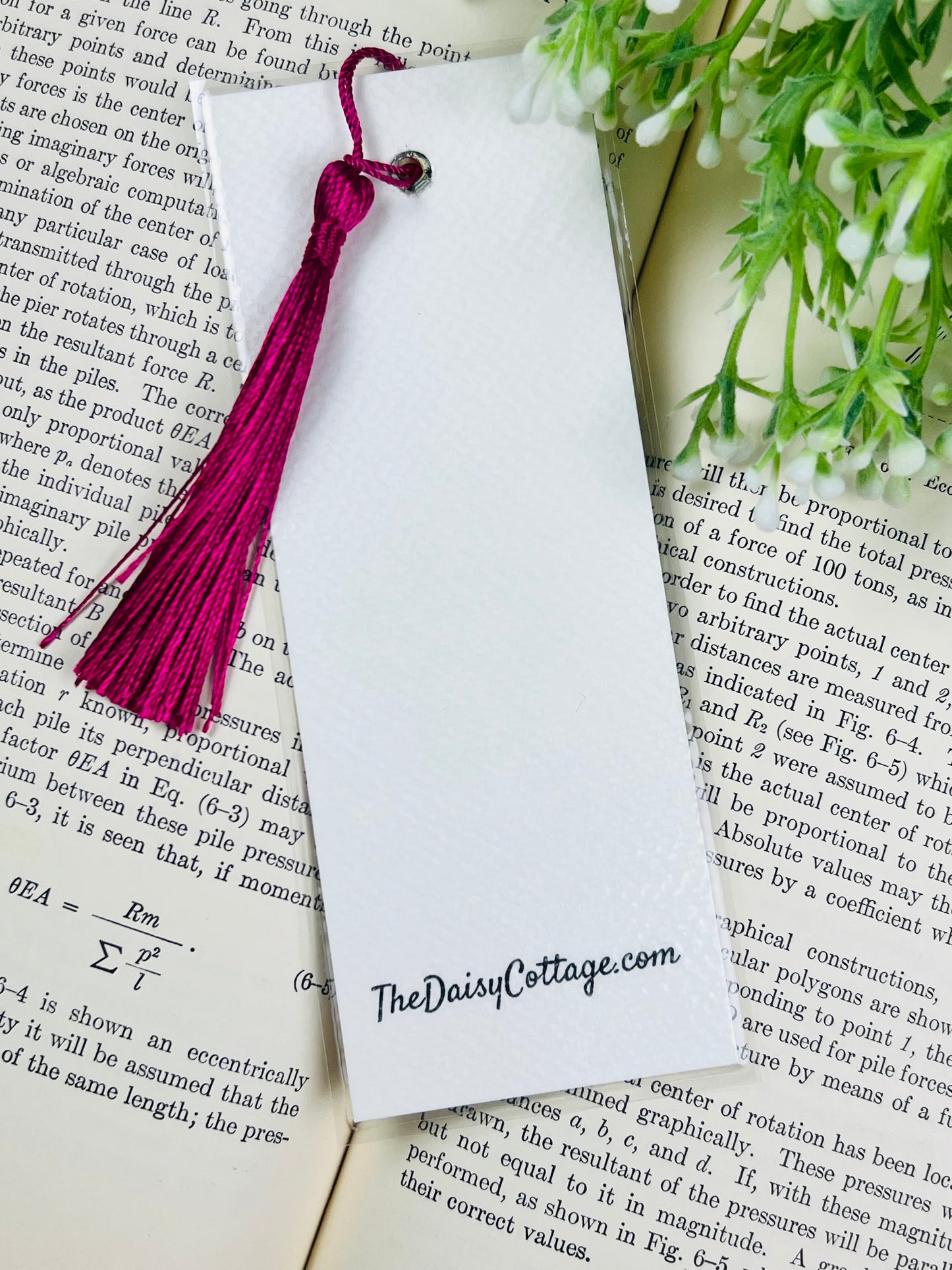 Bookmark "Modern Floral" - Hand Painted