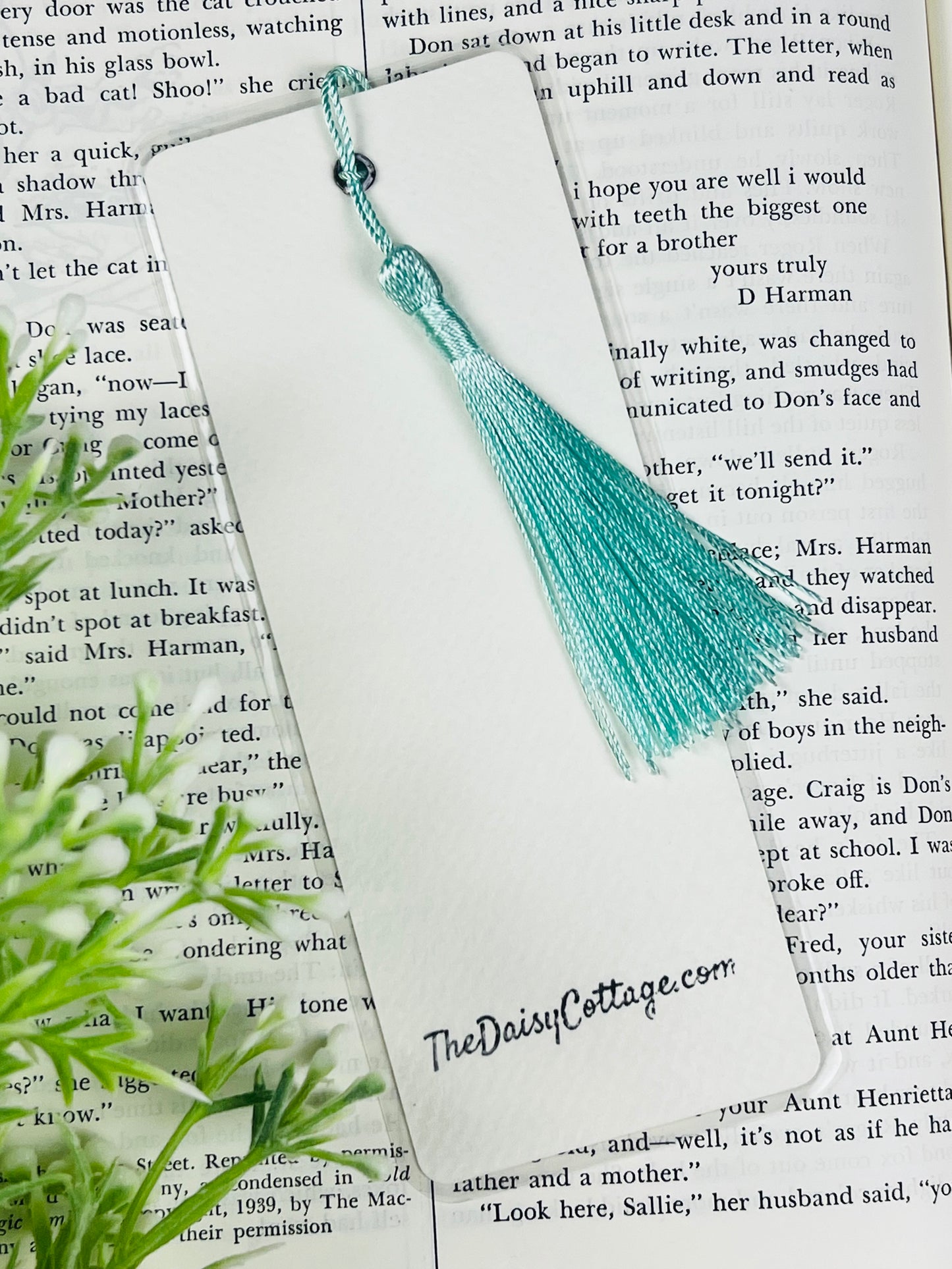Bookmark "Bad Kitty" - Hand Painted