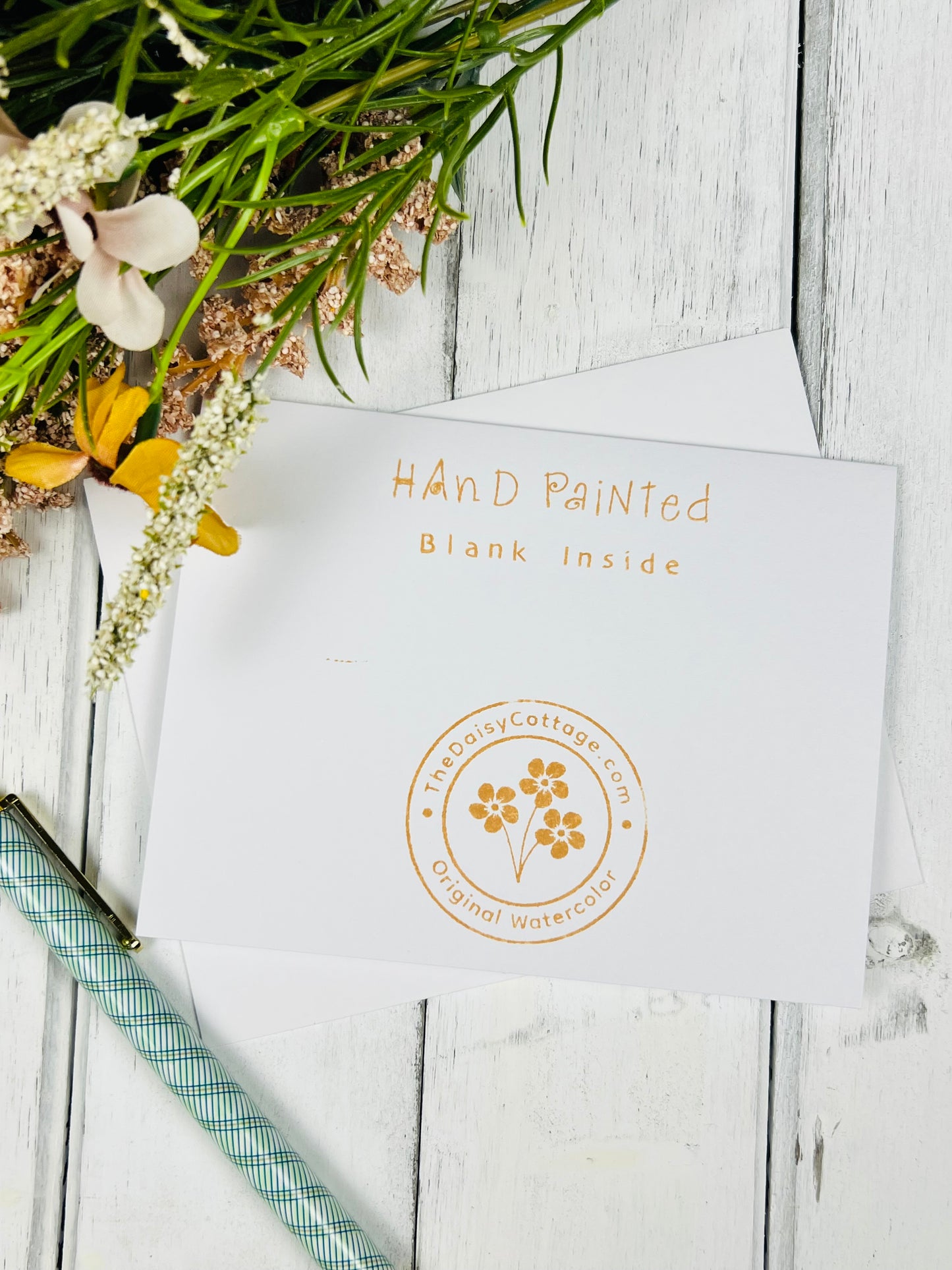 "Congratulations" - Splashes of Watercolor Greeting Card