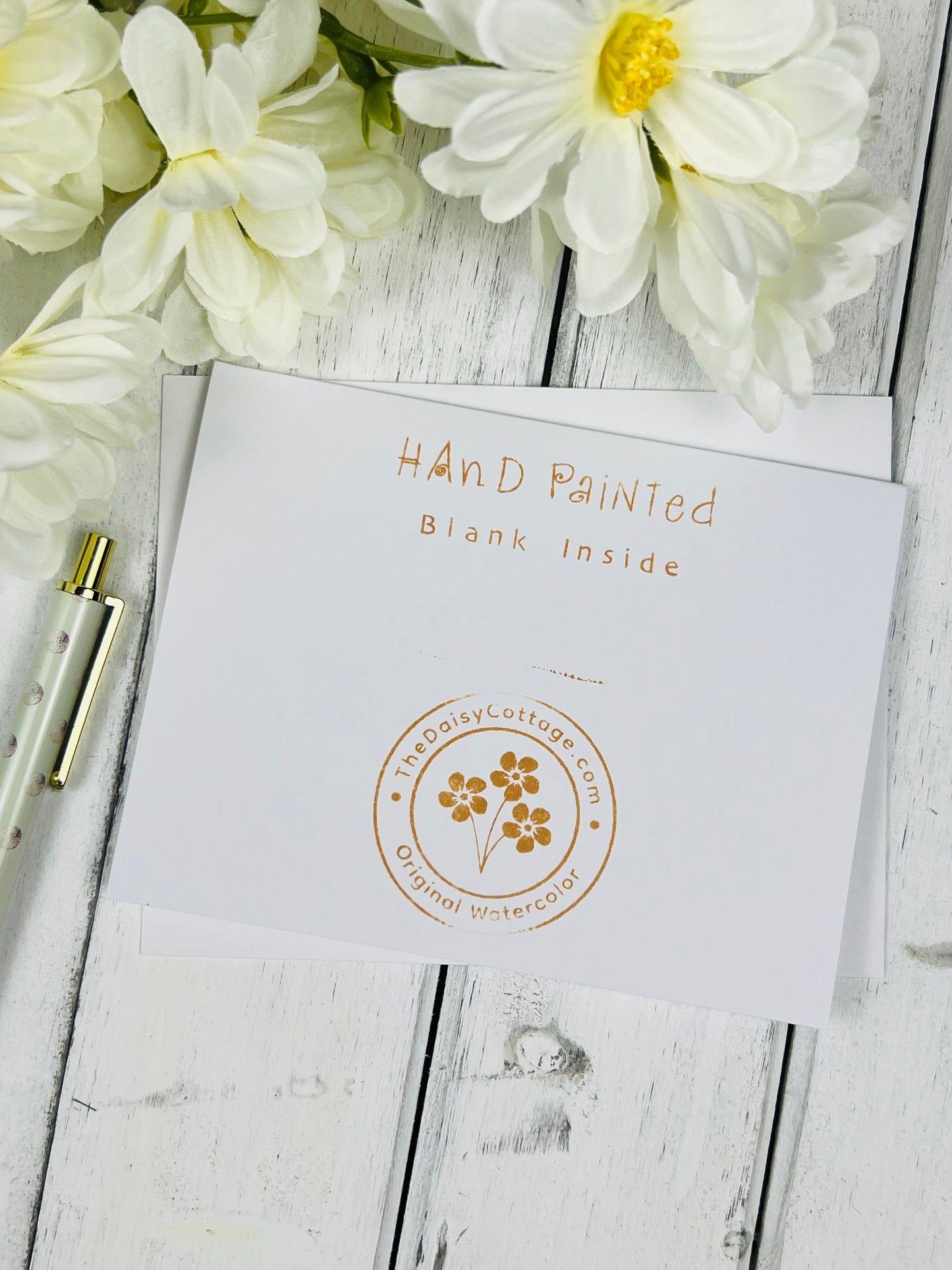"Thank You" - Splashes of Watercolor Greeting Card