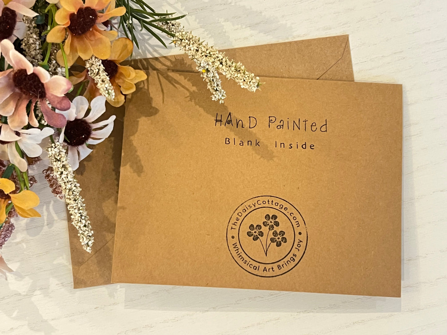 "Hedgehog" - Hand Painted Watercolor Greeting Card