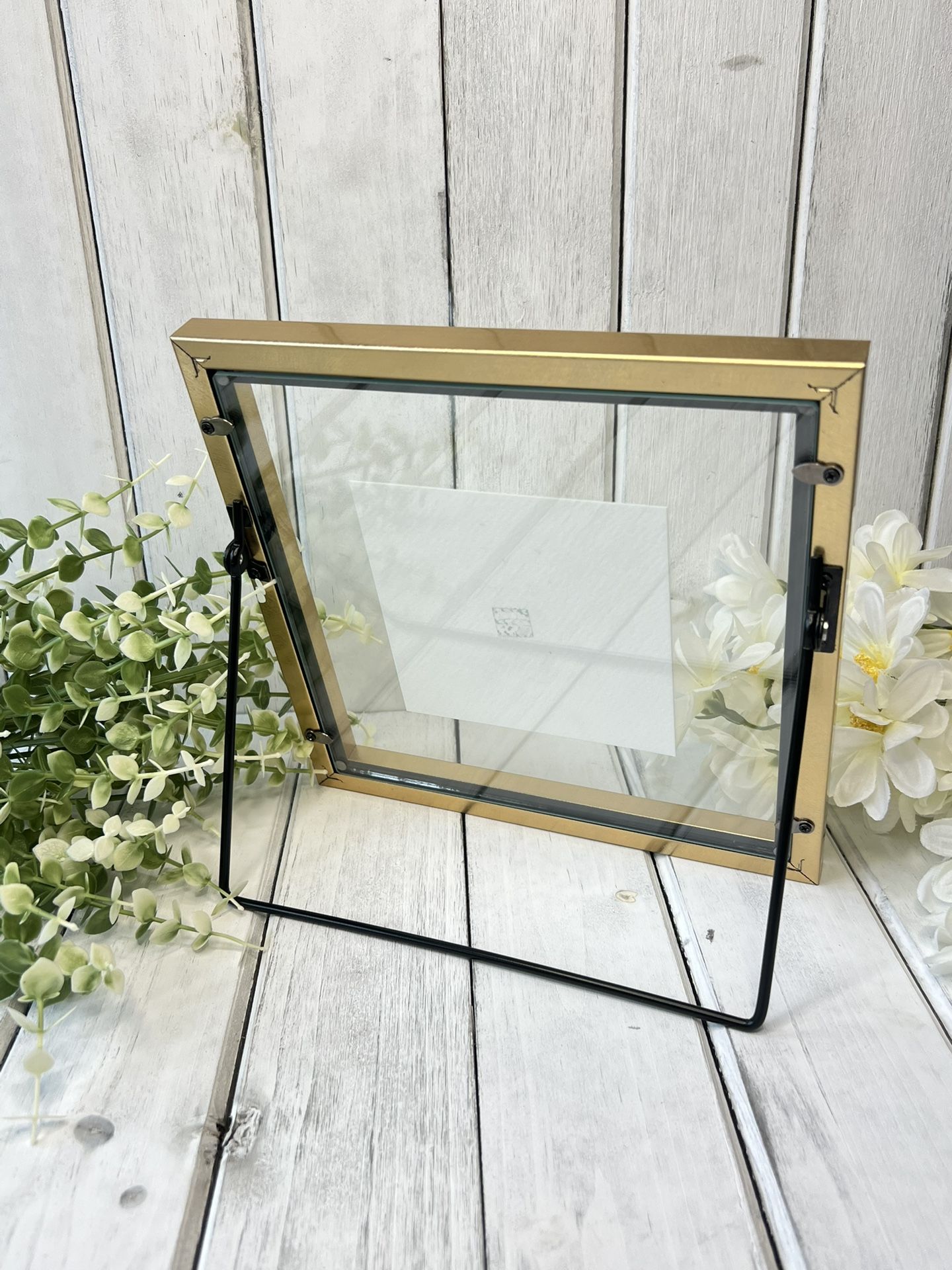"Bear with Daisies" - Original Watercolor Framed Art